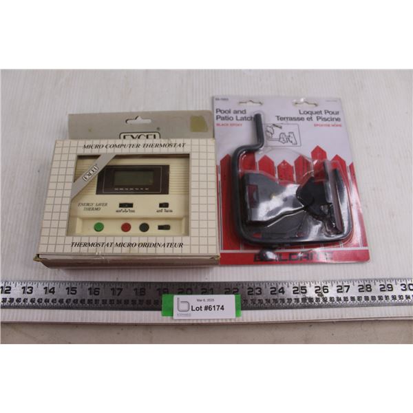 Excel Thermostat & Pool and Patio Latch