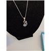 Image 5 : Swan Sterling Silver Pendant Necklace