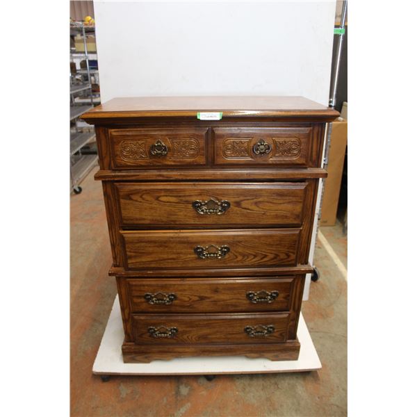 * Vintage 5-Drawer Dresser 36" x 18" x 49"