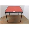 Image 1 : * Vintage Foldable Metal Frame Game Table 30" x 30" x 28"