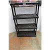 Image 1 : * 4-Level Plastic Shelving Unit - Complete - 36" x 14" x 56"