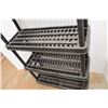 Image 2 : * 4-Level Plastic Shelving Unit - Complete - 36" x 14" x 56"