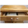 Image 2 : * Solid Wood 5-Drawer Dresser 31" x 17" x 46" - Third Drawer Hard to Open - As is