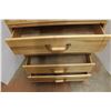 Image 3 : * Solid Wood 5-Drawer Dresser 31" x 17" x 46" - Third Drawer Hard to Open - As is