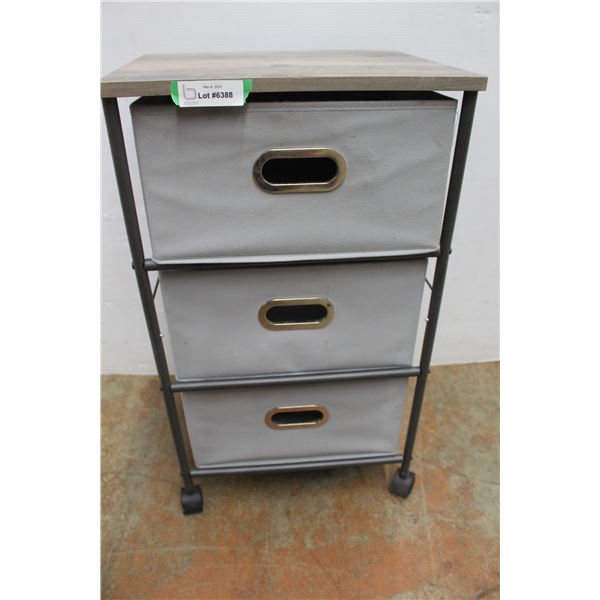 * 3-Level Basket Storage Unit 17" x 14" x 29" - As is