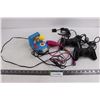 Image 1 : Video Gamer's Lot (2 Sony PS Controllers, One-Hand Controller, Namco Ms. Pac-Man Tabletop Game) - Al