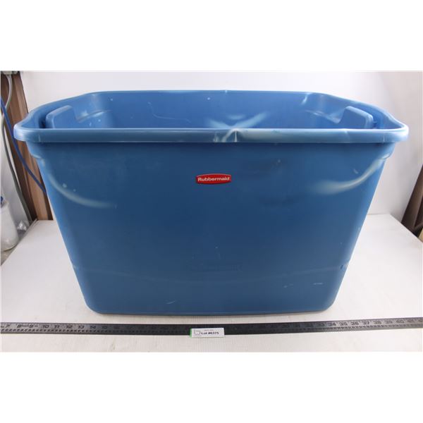Rubbermaid Plastic Storage Bin 29" x 20" x 17" - No Lid