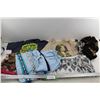 Image 1 : Clothing Lot, Scarfs, T- Shirts- Both XL, Ribbon Skirts, Misc