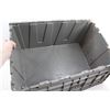 Image 3 : Plastic Tote with Interlocking Lid- 17'' x 27'' x 12''
