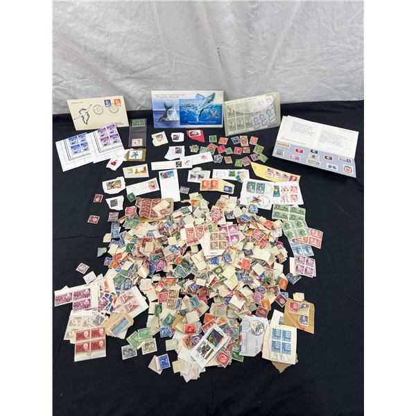 Large Assortment of International Stamps
