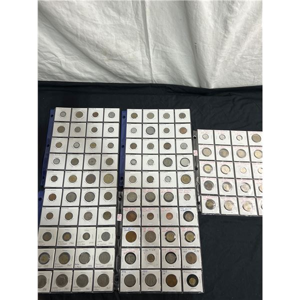 Variety of International Coins