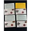 Image 1 : 4 Royal Canadian Mounted Police 1973 Quarters
