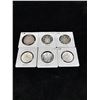 Image 1 : 6 Canadian 50 Cent Coins