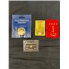 Image 1 : Gold Plated Card and Medallions