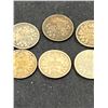 Image 2 : 6 Antique Canadian Nickels