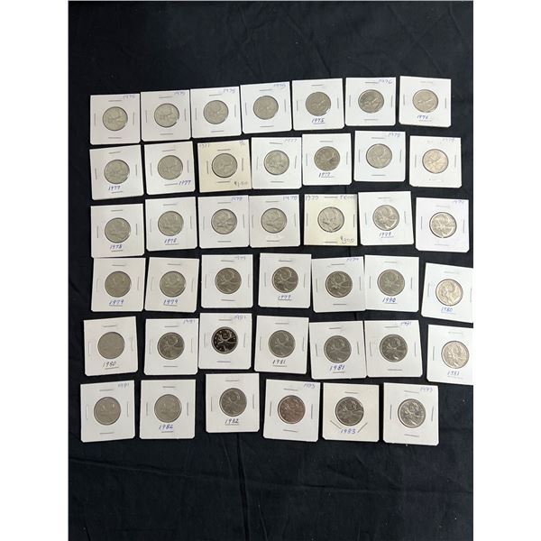 Assorted Canadian Quarters