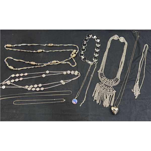 Silver Coloured Fashion Jewellery Necklaces