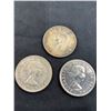 Image 2 : 3 Canadian $1 Coins (80% Silver)