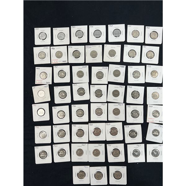Assortment of Canadian Nickels