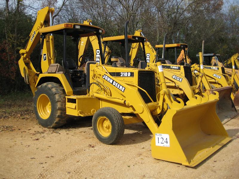 JOHN DEERE 310D LOADER BACKHOE J.M. Wood Auction Company, Inc.