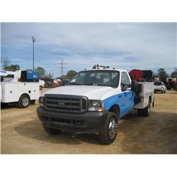 2004 FORD F550 SUPER DUTY S/A SERVICE TRUCK