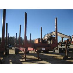2003 PITTS 4 BOLSTER LOG TRAILER
