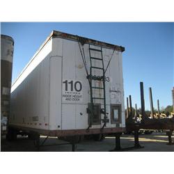 1989 DORSEY 45' OPEN TOP CHIP VAN