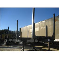 1996 PITTS LT40-4 4 BOLSTER T/A LOG TRAILER