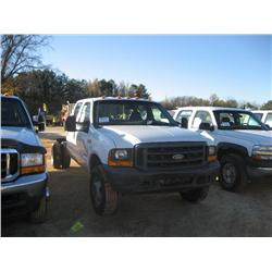 2000 FORD F350 S/A CAB & CHASSIS