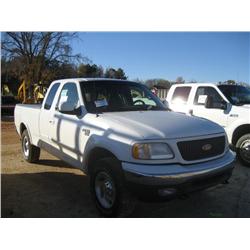 2000 FORD F150 4X4 EXTENDED CAB PICKUP