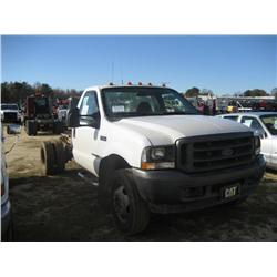 2002 FORD F550XL SUPER DUTY 4X4 TRUCK