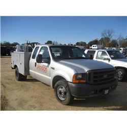 1999 FORD F350 EXTENDED CAB SERVICE TRUCK