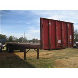 1990 FRUEHAUF 45' FLATBED TRAILER