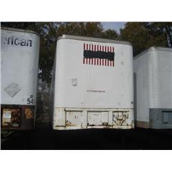 1985 FRUEHAUF 48' VAN TRAILER