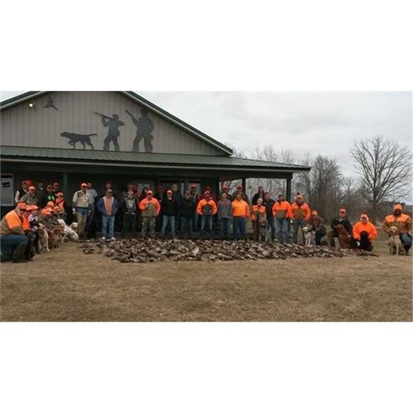 20 Bird Pheasant Hunt & Sporting Clays for 4 Shooters - Wings North