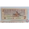 Image 2 : Canada $2 Bills 1986 (4) : - Thiessen/Crow #BUV1497438 - Thiessen/Crow #EGH897534 - Thiessen/Crow #E
