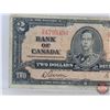 Image 2 : Bank of Canada $2 Bill 1937 : Gordon/Towers #OB4795490 (See Pics for Varieties, Conditions, Serial N