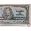 Image 3 : Bank of Canada $5 Bill 1937 : Gordon/Towers #SC2942813 (See Pics for Varieties, Conditions, Serial N