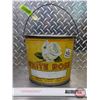 Image 3 : WHITE ROSE : Ten Pound Grease Pail (7-1/2"H x 9"Dia Top) (SEE PICS!) (Listing & Descriptions are a G