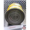 Image 8 : WHITE ROSE : Ten Pound Grease Pail (7-1/2"H x 9"Dia Top) (SEE PICS!) (Listing & Descriptions are a G