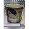 Image 1 : NORTH STAR : Ten Pound Grease Pail (7-1/2"H x 9"Dia Top) (SEE PICS!) (Listing & Descriptions are a G