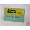 Image 8 : QUAKER MAID : One U.S. Quart : Outboard Motor Oil Can (Cardboard) (5-1/2"H x 4"Dia) (SEE PICS!) (Lis