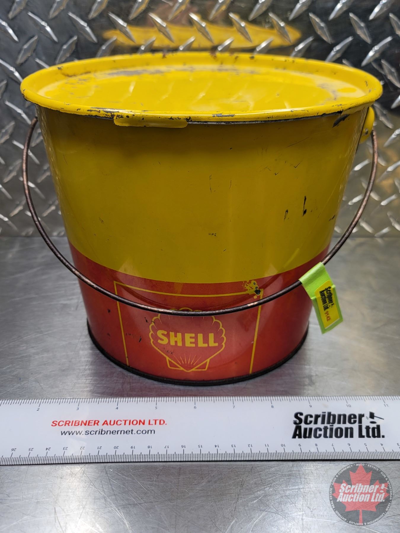SHELL : Ten Pound Grease Pail (7-1/2