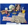 Image 1 : Collector Combo: Butter Press; 1976 Sears Catalog; McDonald's Shift Cap; Kitchen Timer; Milk Jar; Bo