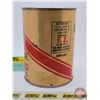 Image 3 : LUBRIPLATE Super : One U.S. Quart Racing Motor Oil Can (Cardboard) (5-1/2"H x 4"Dia) (SEE PICS!) (Li