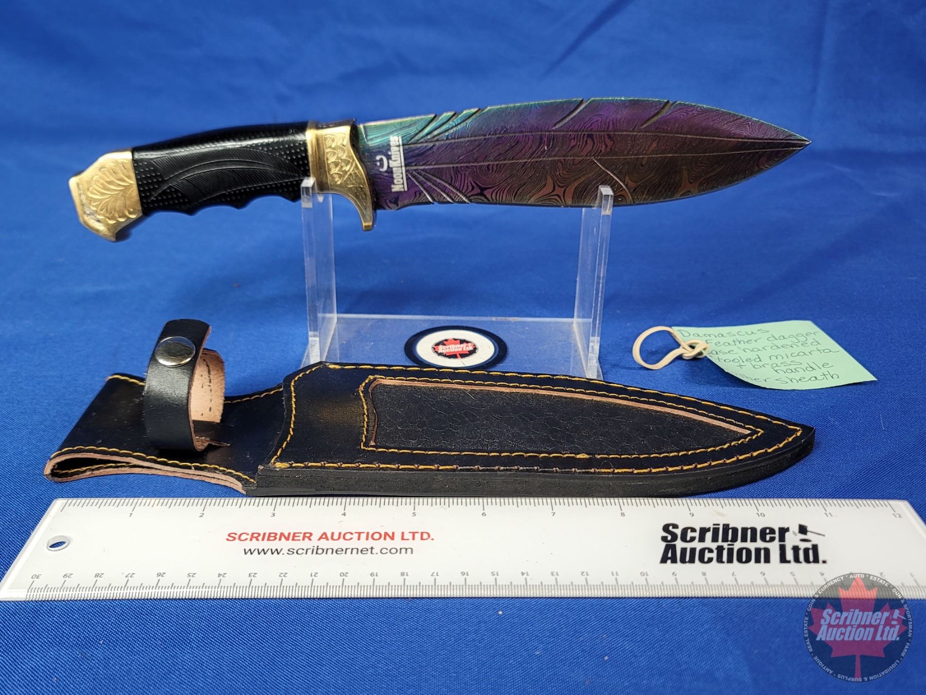 Damascas Dagger : (Consignor Tag ~ Feather Dagger : Case Hardened ...
