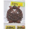 Image 2 : CAP BADGE : Calgary Highlanders "Battle Bronze" (WW2) (SEE PICS!)
