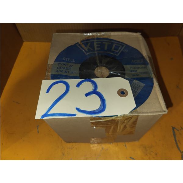 Box(25) of KETO Grinding Disc 6" x 5/32" x 7/8"