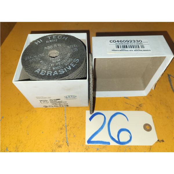 Box(25) of KETO Cutting/Grinding Disc 4" x 1/8" x 5/8"