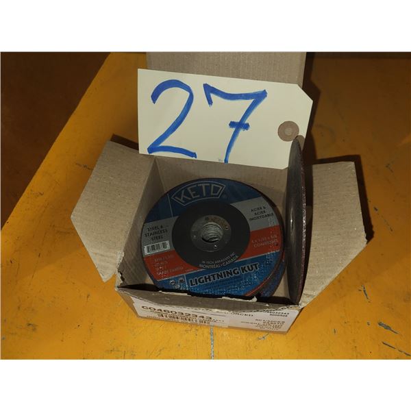 Box(25) of KETO Cutting Disc 4" x 1/32" x 5/8"